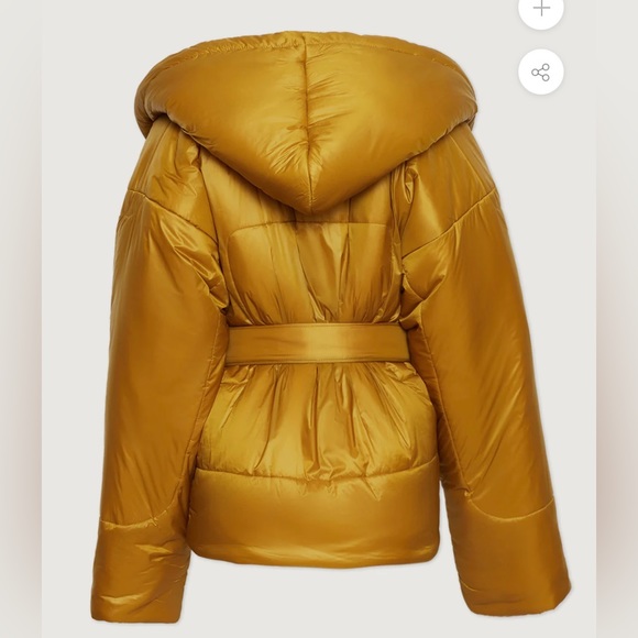 Norma Kamali Hooded Sleeping Bag Coat Short, XS/S, Mocha, NWT! - Picture 9 of 11